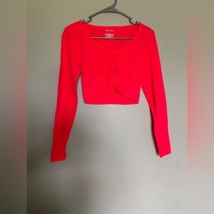 Wild Fable Bright Magenta Crop Top